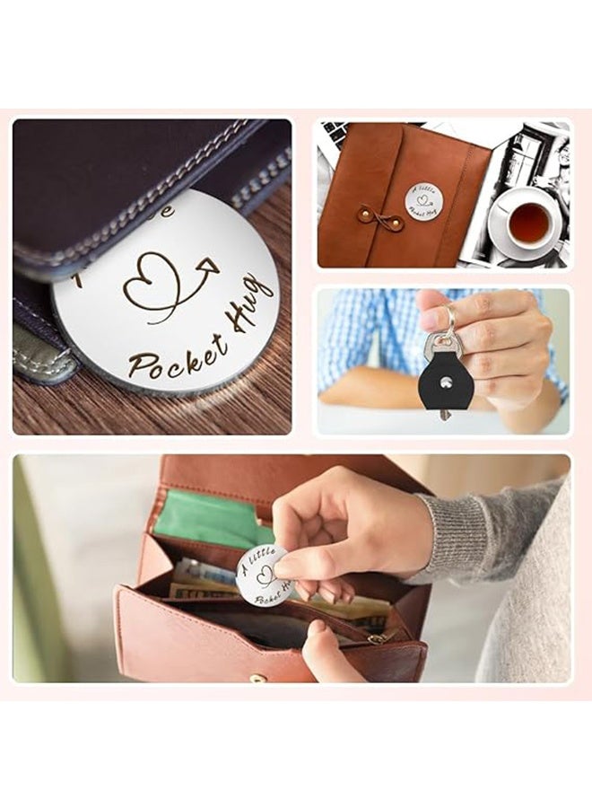 هدية تذكارية لعيد الحب، هدايا التخرج، هدايا العودة إلى المدرسة، هدية تذكارية محفورة على الوجهين مع سلسلة مفاتيح جلدية - Image 5