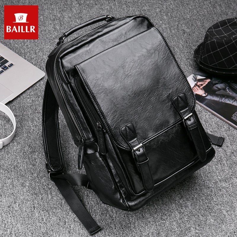 New Fashion Backpack Men'S College Style Middle School Student Schoolbag Korean Fashion Retro Casual Men'S Backpack - Image 4