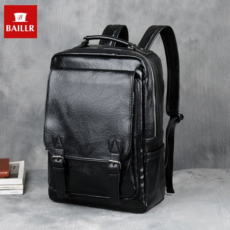 New Fashion Backpack Men'S College Style Middle School Student Schoolbag Korean Fashion Retro Casual Men'S Backpack - Image 3