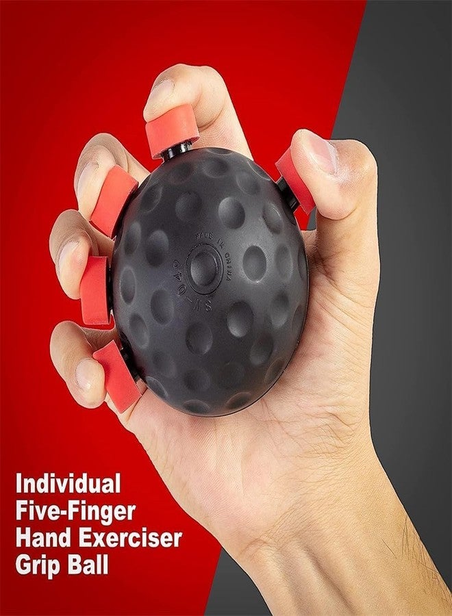 COLBEX® Hand Grip Finger Strengthener,Finger Exerciser Ball, Finger Trainer Exercise Five Finger, Hand Strengthener Workout Equipment for Climbing, Musician Athletes, Boxers,Balls Games - Image 5