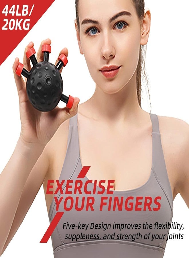 COLBEX® Hand Grip Finger Strengthener,Finger Exerciser Ball, Finger Trainer Exercise Five Finger, Hand Strengthener Workout Equipment for Climbing, Musician Athletes, Boxers,Balls Games - Image 4