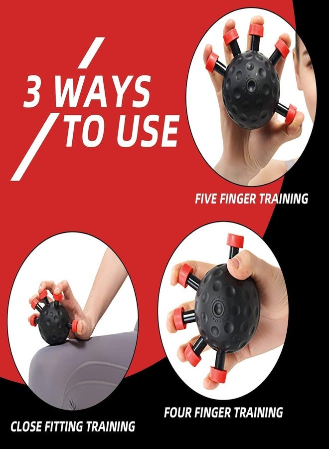 COLBEX® Hand Grip Finger Strengthener,Finger Exerciser Ball, Finger Trainer Exercise Five Finger, Hand Strengthener Workout Equipment for Climbing, Musician Athletes, Boxers,Balls Games - Image 2