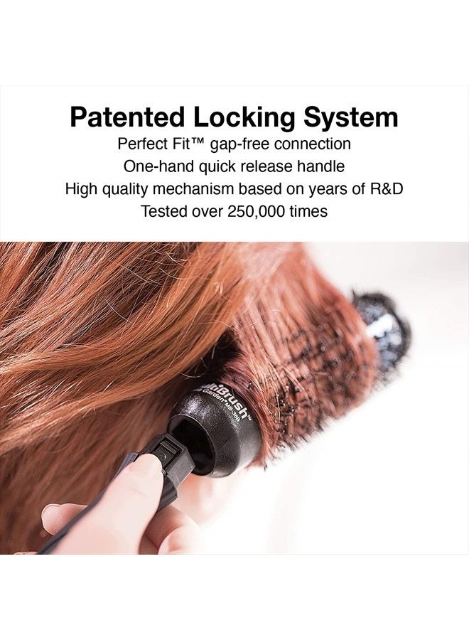 Olivia Garden MultiBrush Detachable Thermal Styling Hair Brush (5-Piece Kit 2 1/8" 56mm) - Image 4