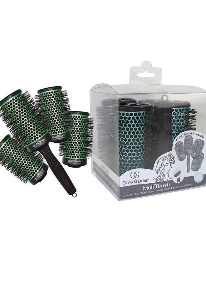Olivia Garden MultiBrush Detachable Thermal Styling Hair Brush (5-Piece Kit 2 1/8" 56mm) - Image 1