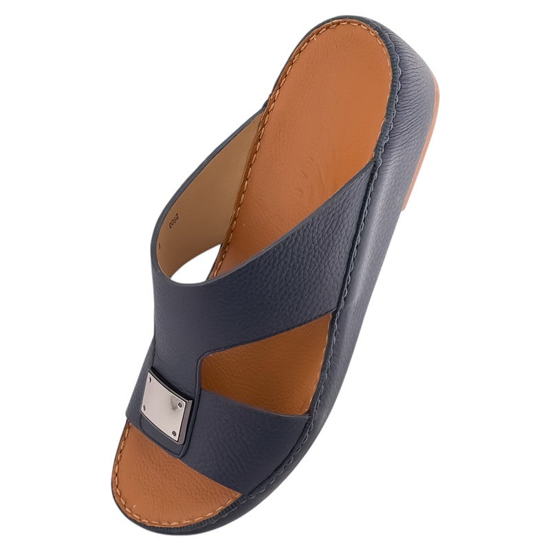 AET A E T Handmade Arabic Sandals For Men | Outdoor Mens Slippers | Everyday Flip Flops Open Toe | Arabic Genuine Milled Leather With Buckle| New Arabic Design | Tan Footbed | Comfortable & LightWeight - Image 3