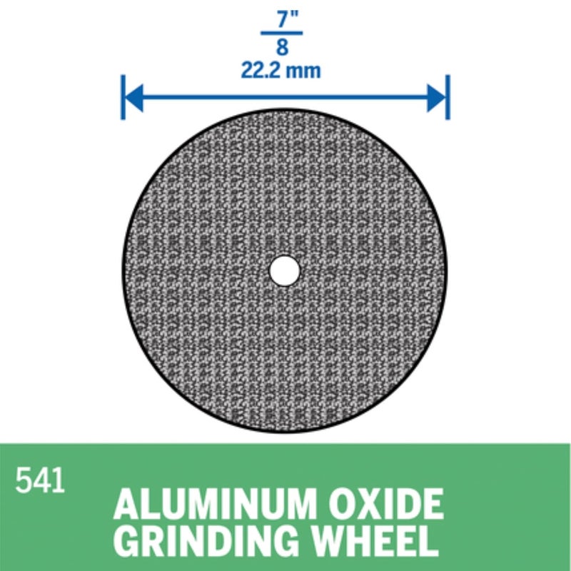 DREMEL 541 7/8 in. x 1/8 in. Aluminum Oxide Grinding Wheel - Image 3