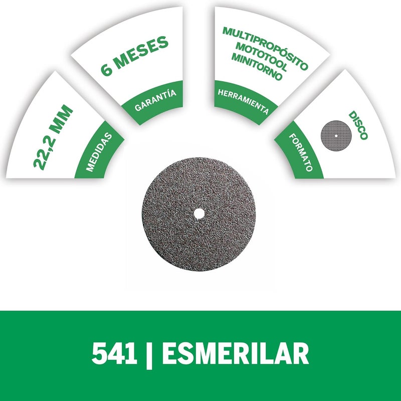 DREMEL 541 7/8 in. x 1/8 in. Aluminum Oxide Grinding Wheel - Image 4
