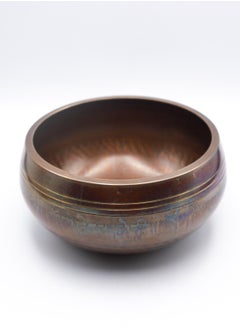 Alpine Crystals UAE Authentic Himalayan Antique Singing Bowl Single Set Handcrafted in Nepal (413 grams) Includes Traditional Wooden Striker  - Image 3