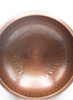 Alpine Crystals UAE Authentic Himalayan Antique Singing Bowl Single Set Handcrafted in Nepal (413 grams) Includes Traditional Wooden Striker  - Image 4