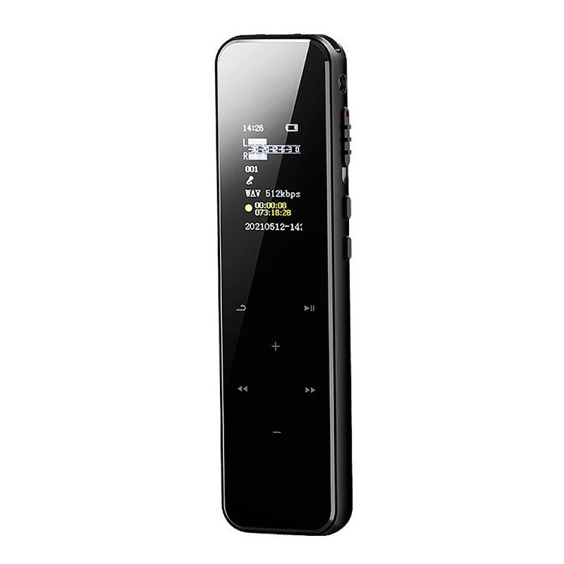 قلم تسجيل رقمي aigo R6955 بسعة 16 جيجابايت - مسجل صوتي بخفض الضوضاء، تسجيل بمفتاح واحد، تسجيل بلا خسارة، وأزرار لمس حساسة - Image 1