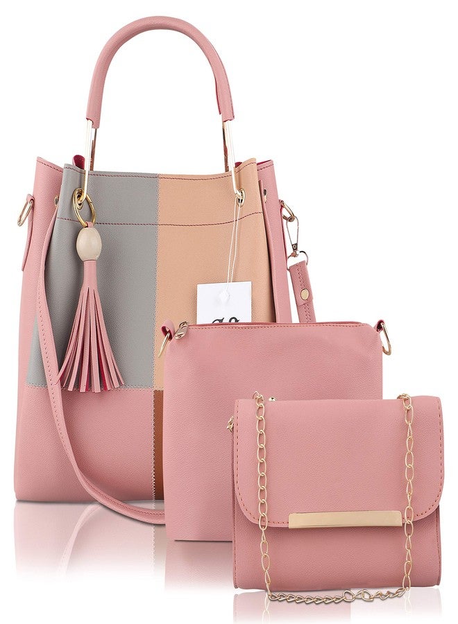 Like Style handbag women handbag PC-3 ( PINK ) - Image 1