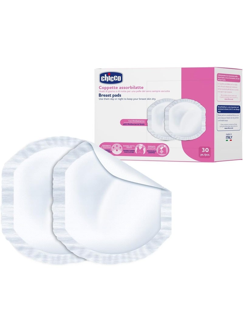 شيكو وسادات للثدي مقاومة للبكتيريا 30 قطعة - Image 1