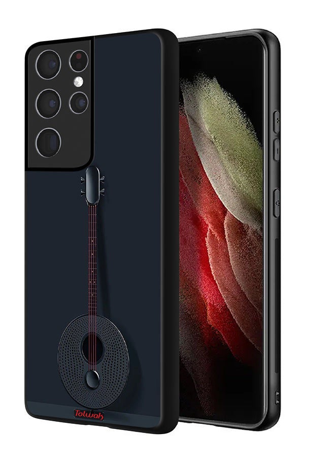 Tolwak Samsung Galaxy S21 Ultra 5G Protective Case Cover Guitar - Image 1