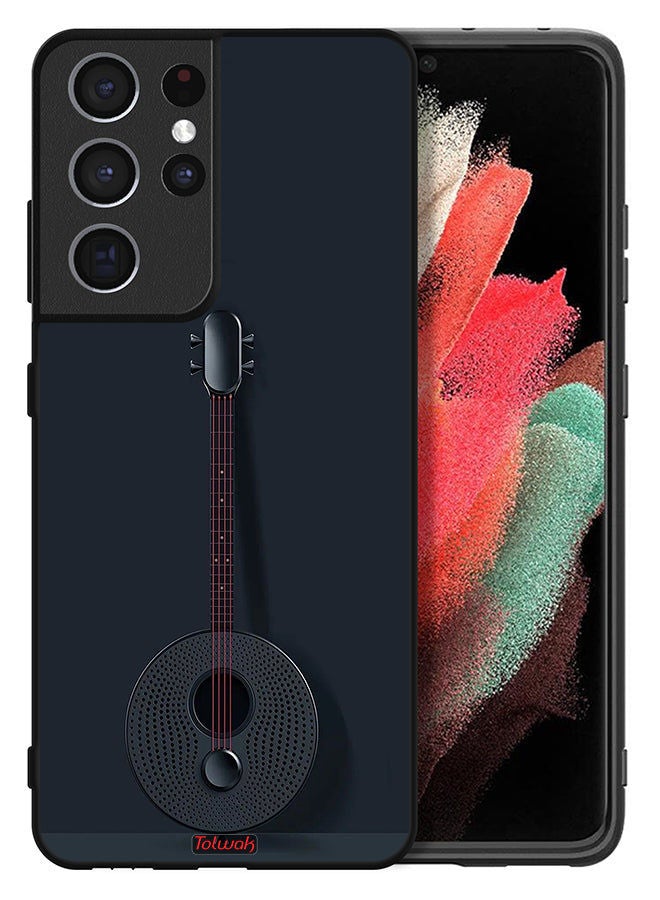 Tolwak Samsung Galaxy S21 Ultra 5G Protective Case Cover Guitar - Image 2