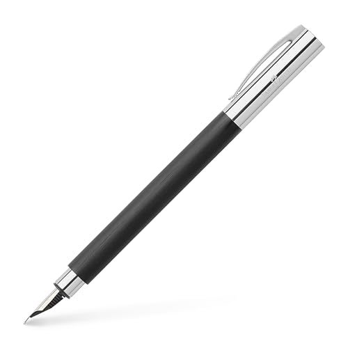 Faber-Castell Ambition Fountain Pen, Black Resin - Extra Fine - Image 1