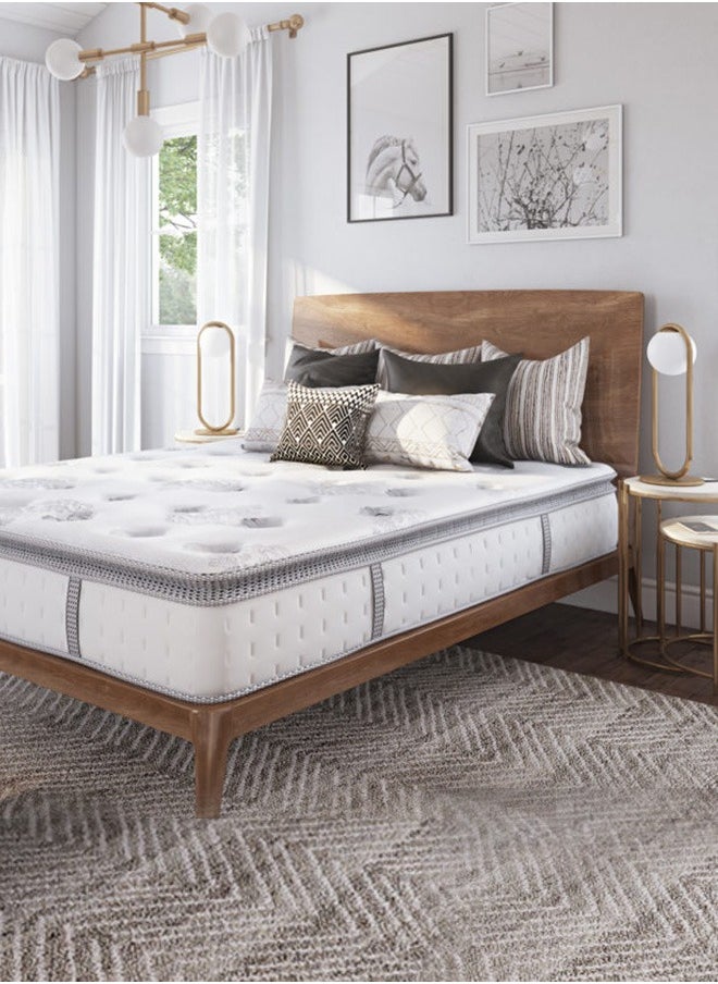Serta - Premier Cool Gel Memory Foam and Hybrid Pocket Spring Mattress 193x203x30 cm | Mattress in a Box King - Image 1