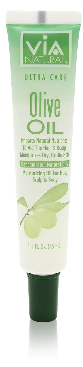 Via Natural Via Natural Ultra Care Olive Oil Concentrated Natural Oil 15oz  Imparts Natural Nutrients To Aid The Hair  Scalp Moisturizes Dry Brittle Hair  6 Pack 