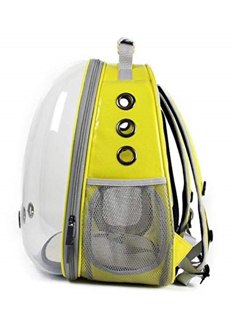 Generic Cat Carrier Bags Breathable Pet Carriers Small Dog Cat Backpack Travel Space Capsule Cage Pet Transport Bag 42x31x25cm - Image 4
