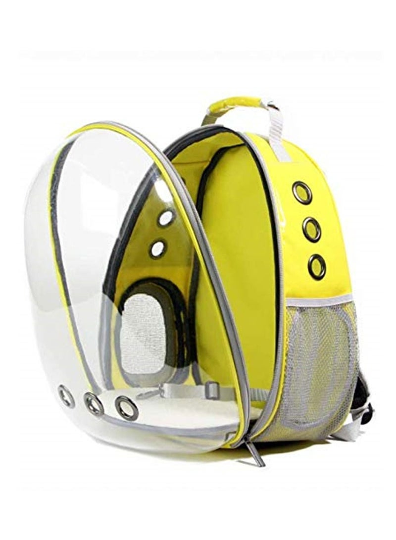 Generic Cat Carrier Bags Breathable Pet Carriers Small Dog Cat Backpack Travel Space Capsule Cage Pet Transport Bag 42x31x25cm - Image 2
