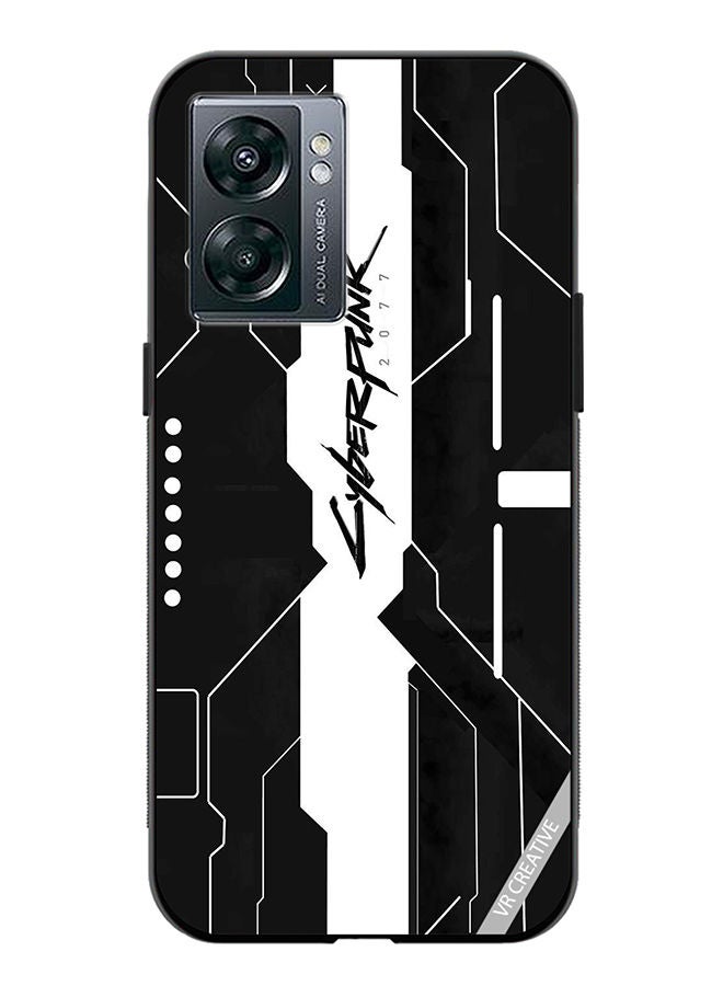 VR CREATIVE Protective Case Cover For OnePlus Nord N300 Cyberpunk Design Multicolour - Image 1