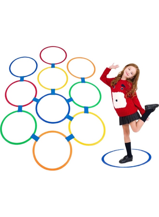 Tatanice Children'S Toy Jumping Grid, Jumping House, Ring Toss, Kindergarten Parent-Child Interactive Sensory Training Device, Birthday Gift For Girls - Image 1
