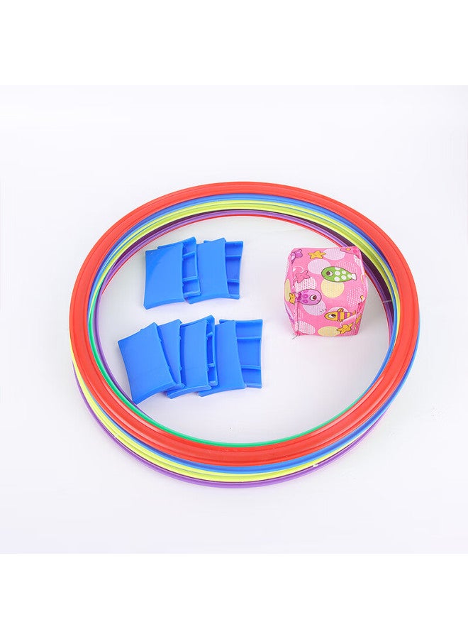 Tatanice Children's Toy Jumping Grid, Jumping House, Ring Toss, Kindergarten Parent-child Interactive Sensory Training Device, Birthday Gift For Girls - Image 4