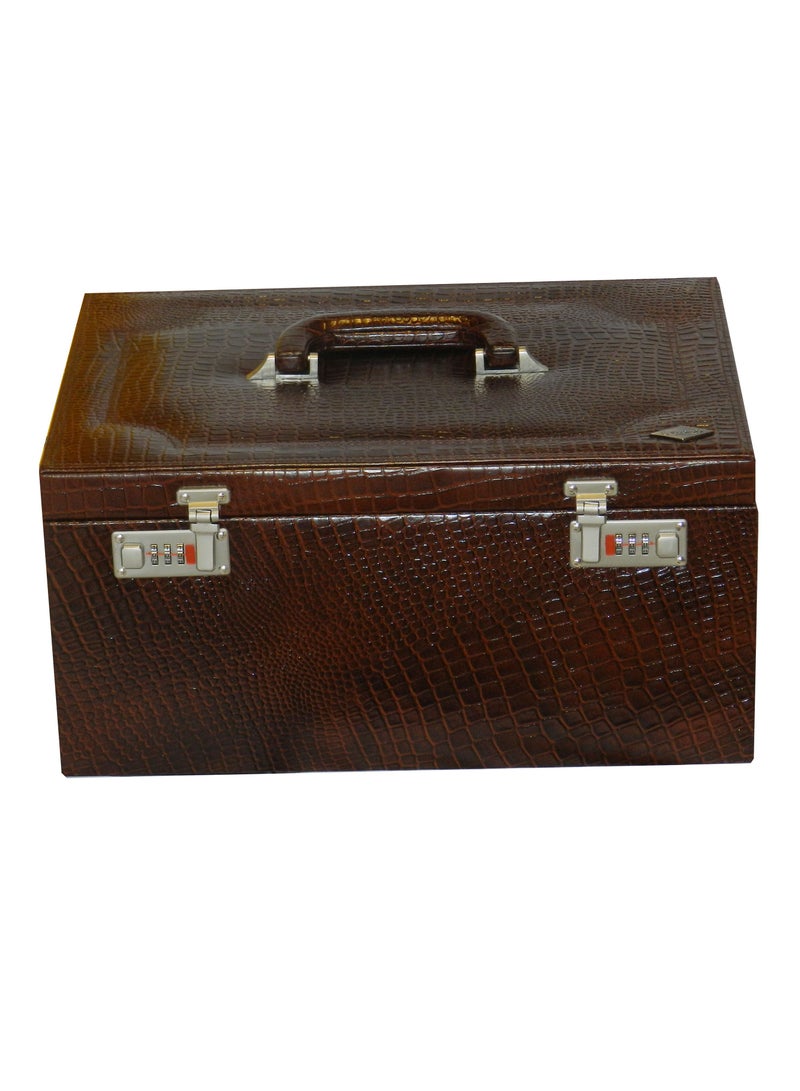 LAVERI LEATHER Laveri Jewellery Box Ring Necklace Earring Bracelet Storage Box Leather Multifunction Jewelry Organizer Box  - Image 2