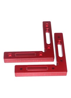 NIBEMINENT 2-Piece Right Angle Positioning Ruler Red  - Image 5