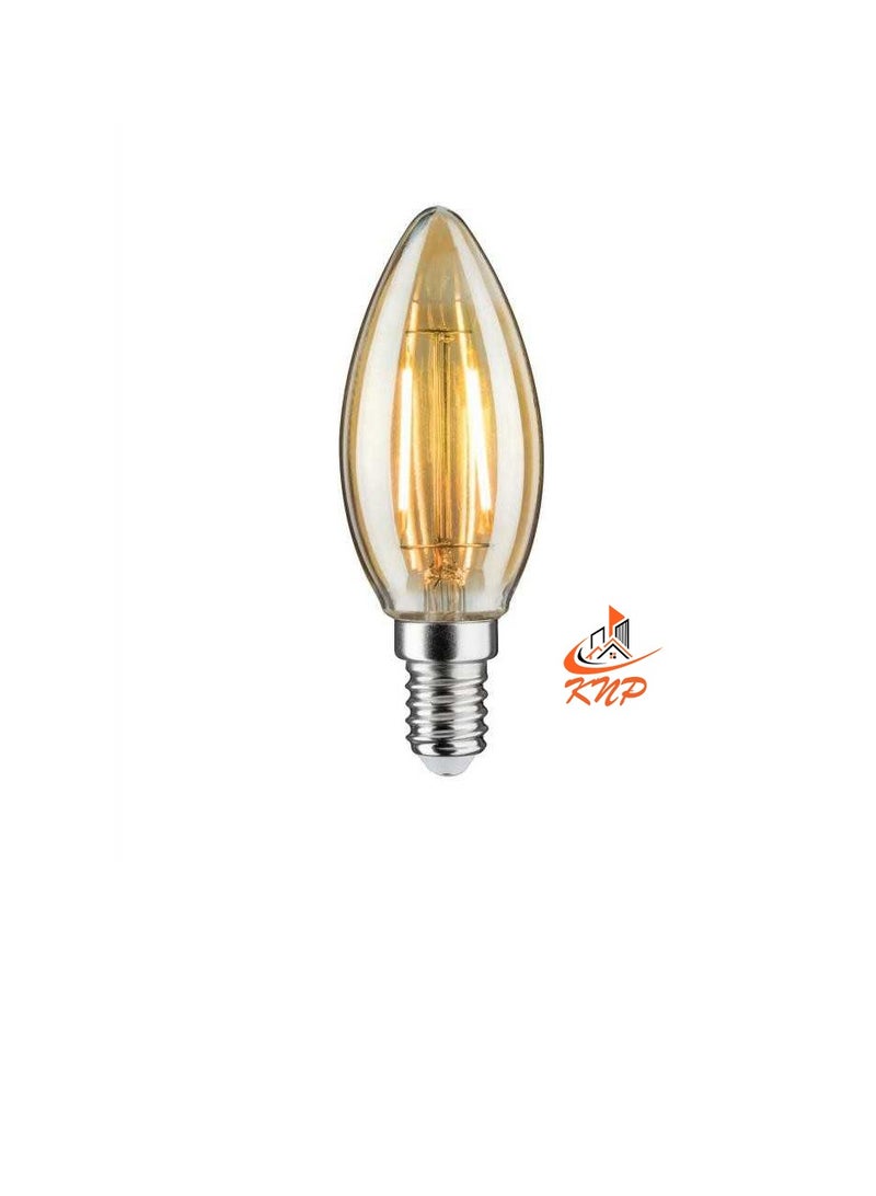 KNP E14 5W LED Filament Clear Candle Bulb C35 - Image 2