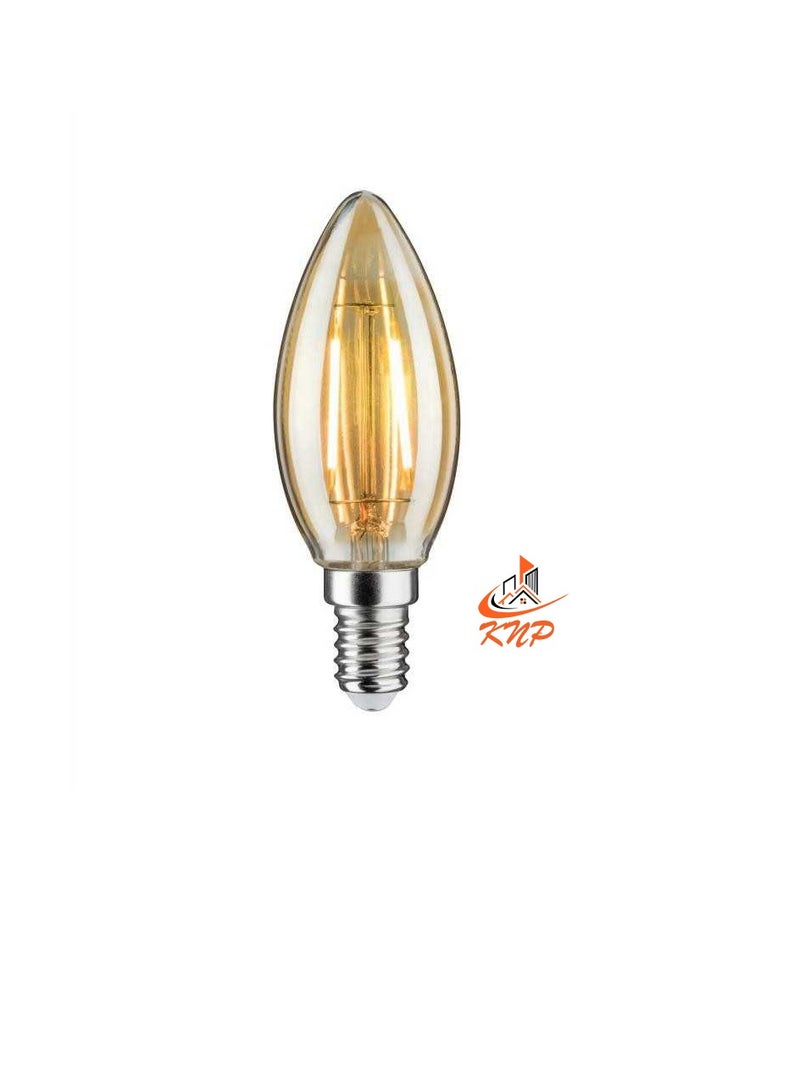 KNP E14 5W LED Filament Clear Candle Bulb C35 - Image 1