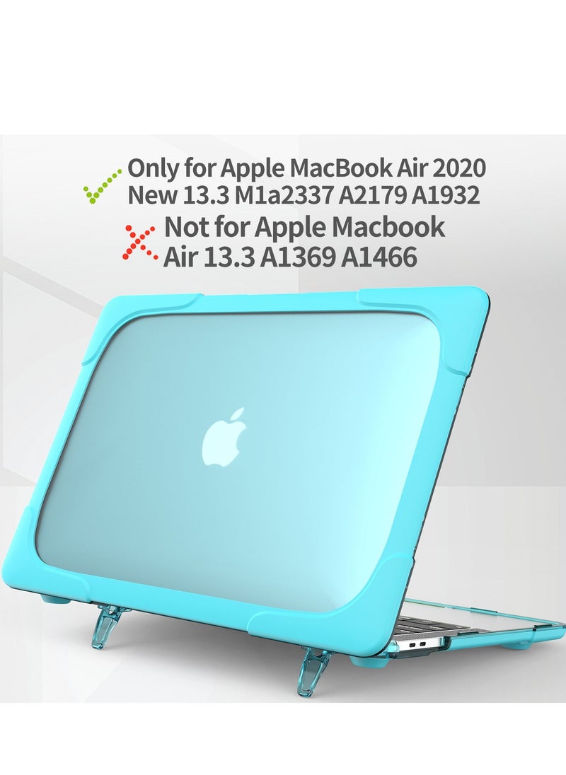 GULFLINK Hard Shell Case Cover with Kickstand Shockproof Function for MacBook Air A1932/A2179/A2337 13 inch  - Image 1