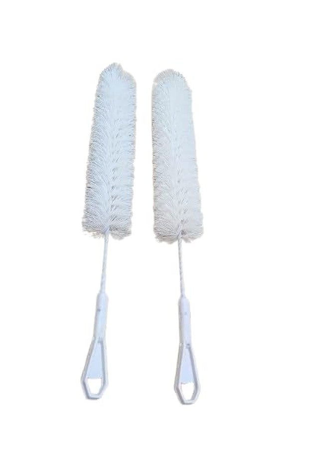 Sorzy Long Bottle Cleaning Brush 16 Inch – 2.15” Wide Nylon Bristles for Water Bottles, Flasks, Vases & Jars, Pack of 2 - Image 1