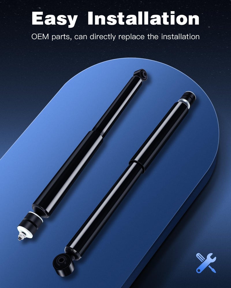 ECCPP Shocks,ECCPP Rear Shocks Absorbers for Scion for Toyota Fits 2008-2010 for Scion xD,2006 2007 2008 2009 2010 2011 for Toyota Yaris 343442 Auto Shocks Gas Struts Sets (2 pcs Rear for Toyota) - Image 4