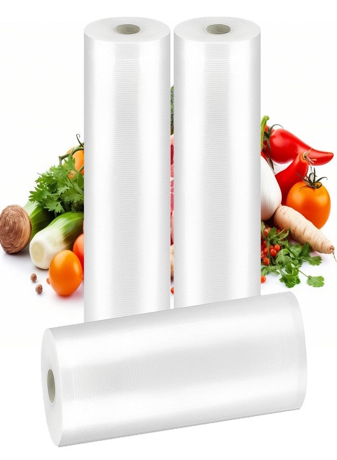 MDHAND Vacuum Sealer Bags for Food 11in x 20ft x 3Rolls - Food Saver Vacuum Sealer Bags Rolls for VAC Food, Meal Prep or Sous Vide, Food Saver Bag for Home and Kitchen Use - Image 1