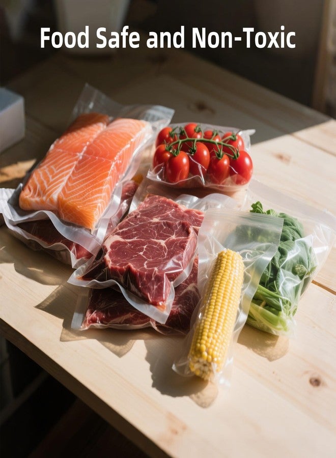 MDHAND Vacuum Sealer Bags for Food 11in x 20ft x 3Rolls - Food Saver Vacuum Sealer Bags Rolls for VAC Food, Meal Prep or Sous Vide, Food Saver Bag for Home and Kitchen Use - Image 4