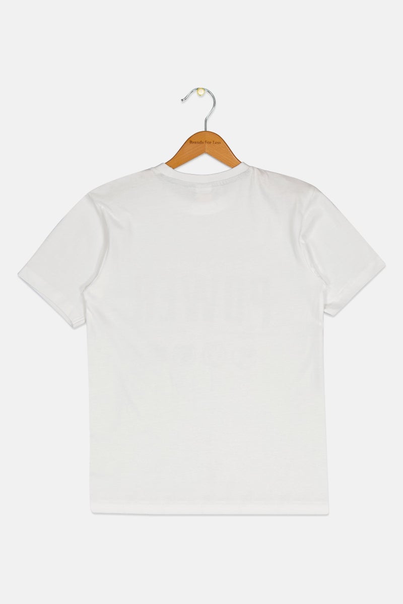 MARVEL Kids Boy Short Sleeve Graphic Print T-Shirt, White - Image 3