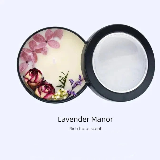 Bluejw Luxury Scented Candles Gift Box: Artificial Flower, Essential Oil Aromatherapy, Valentine's Day Gift & Home Decor - Image 1