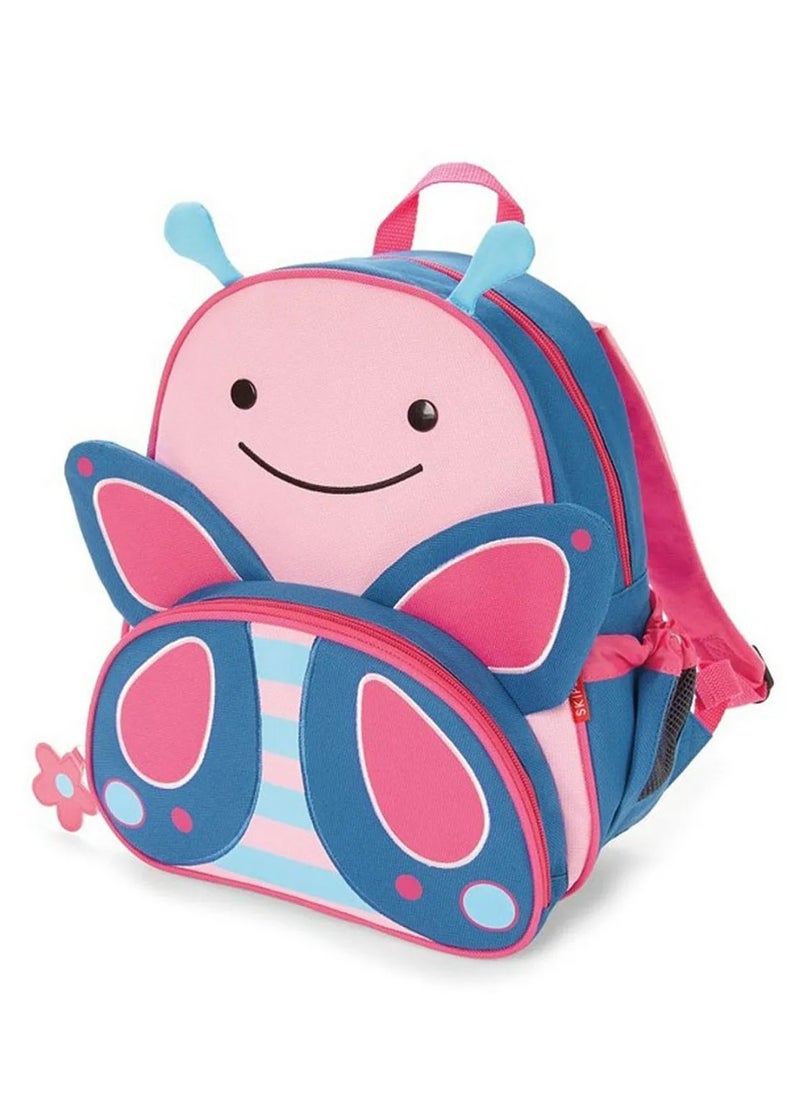 Skip Hop Skip Hop Zoo Mini Backpack with Safety Harness – Toddler Backpack with Detachable Tether, Adjustable Straps, Mesh Bottle Pocket, Cute Animal Design, Perfect for Daycare and Travel, Ideal for Ages 1 to 4 - 12 Inches 