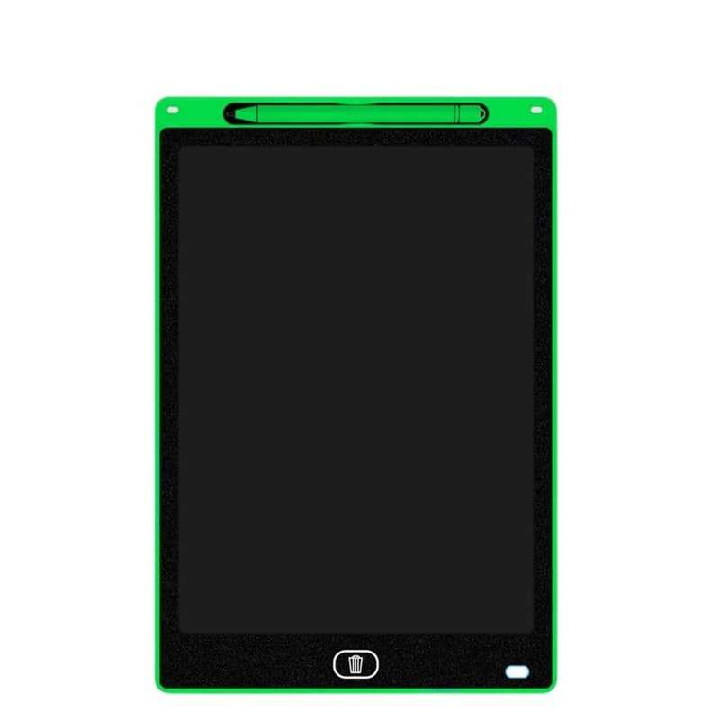 LCD Writing Tablet, 8.5-Inch Electronic Drawing Board, Green, Digital Notepad with Erase Button