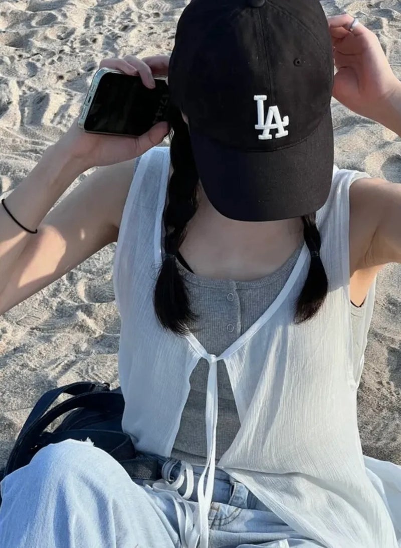 إم إل بي قبعة بيسبول MLB ذات شعار كبير وناعمة - CP66 - Image 2