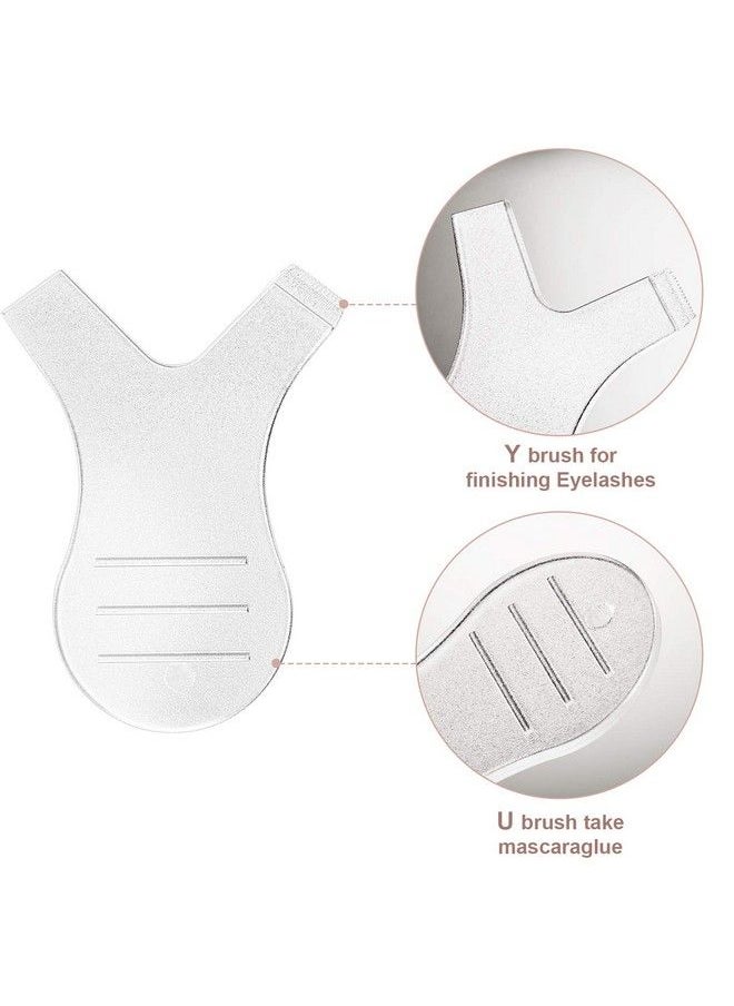 Leinuosen - 20 Pack Y Lash Lift Tool Y Shape Eyelash Brush Lash Lift Brush Silicone Grafting Eyelash Lift Brush For Eyelash Extension Clean Up - Image 1