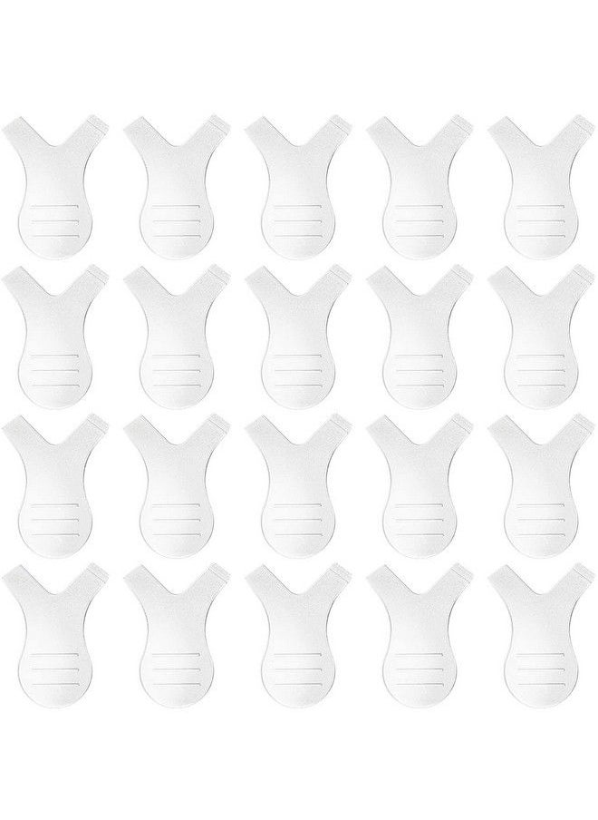 Leinuosen - 20 Pack Y Lash Lift Tool Y Shape Eyelash Brush Lash Lift Brush Silicone Grafting Eyelash Lift Brush For Eyelash Extension Clean Up - Image 1