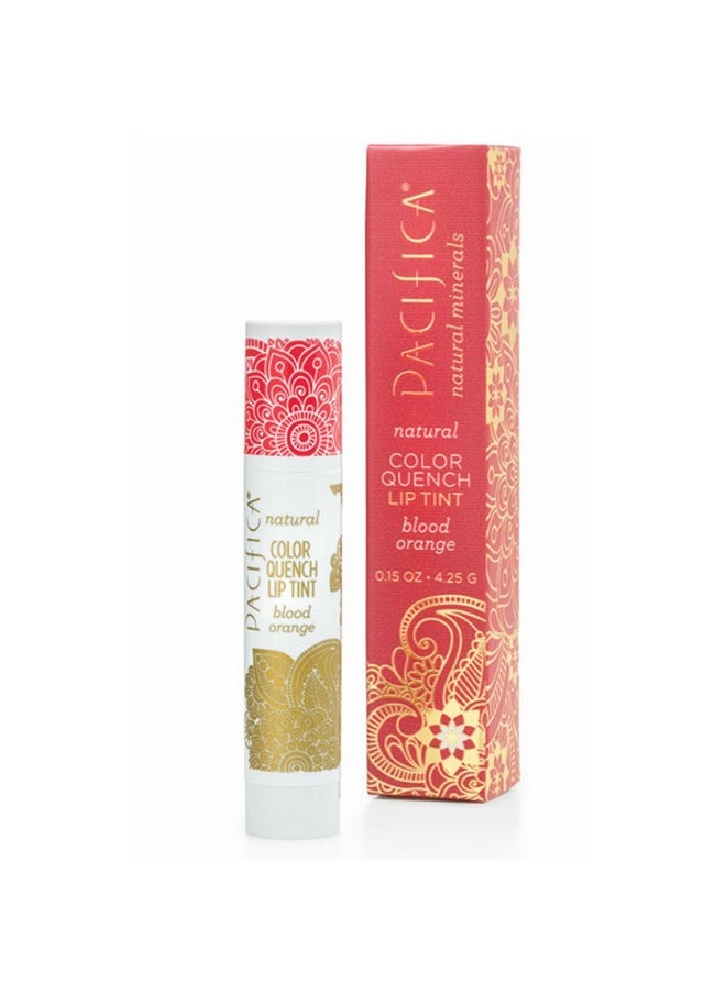 Pacifica Color Quench Lip Tint Blood Orange 0.15 Ounce1 Count  - Image 1