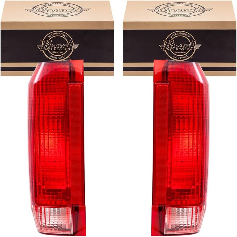 Brock Driver and Passenger Taillights for 1990-1996 F150 - Image 1