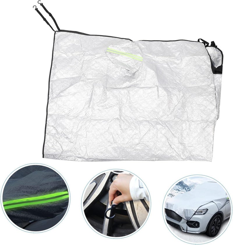 ABOOFAN Car Windshield Front Frost Protector for for Cars Suvs Cabs Half Cover Against - Image 3
