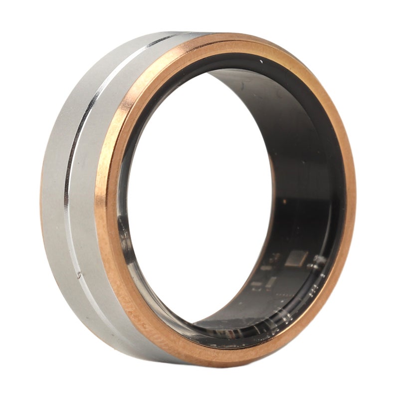 Smart Health Ring with APP Sleep Monitoring Step Counting Camera Control IP68 Waterproof Smart Ring Fitness Tracker for Men Women Silver Gold Type 10 - Image 5