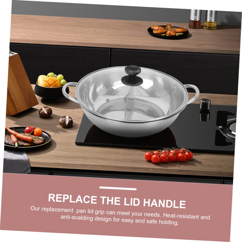 Stainless Steel Pot Lid Knobs Wear Resistant Handles for Glass and Metal Cookware - Image 5