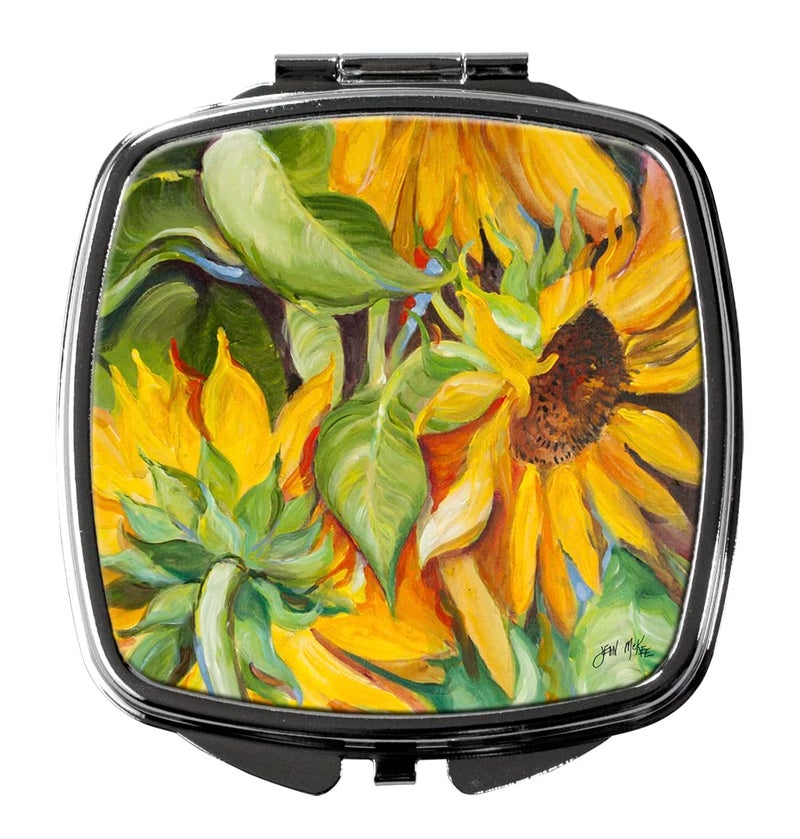 Caroline's Treasures JMK1266SCM Sunflowers Compact Mirror Decorative Travel Makeup Mirror for Women Girls Gifts Pocket Makeup Mirror Folding Handheld - Image 5