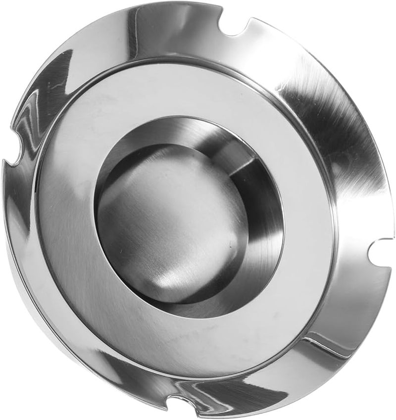 304 Stainless Steel Ashtray Nordic Creative Small Ash Holder For Indoor Outdoor Patio Desktop Decor - Image 1