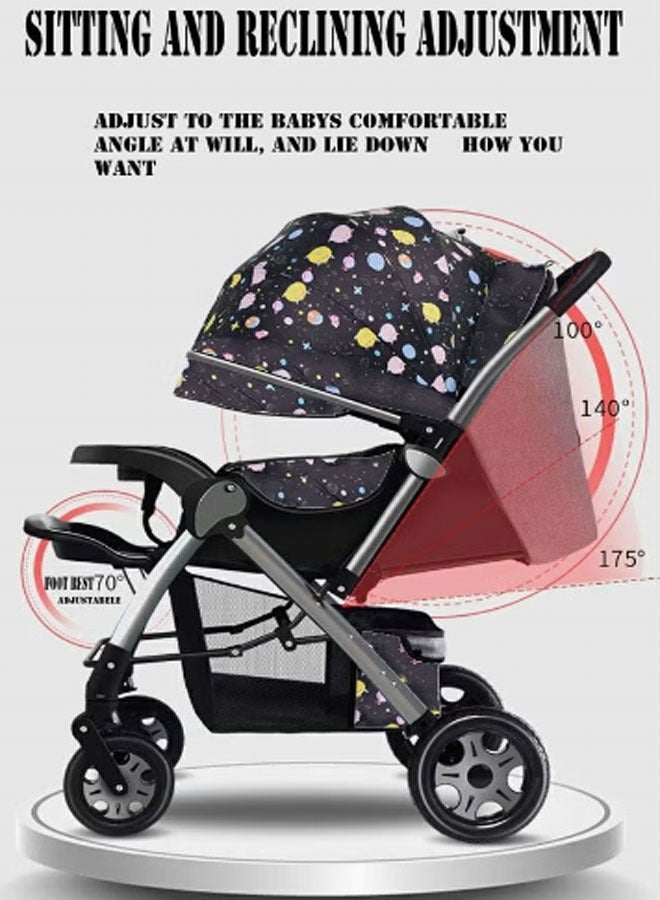 keke Adjustable Baby Single Stroller With Storage Basket, Easy To Fold, and Compact Design - Image 3